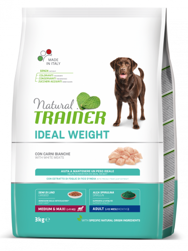Trainer Natural Dog MediumMaxi Weight Care White Meat